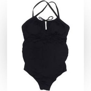 gap one piece black swimsuit
